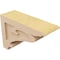 Ekena Millwork 5"W x 15"D x 10"H Classic Mayflower Rough Cedar Woodgrain TimberThane Corbel, Primed Tan CORUR05X15X10MAYRCPR - alternate 6